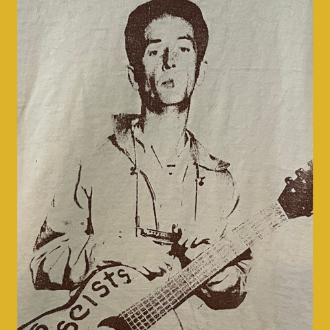 Bill Bragg - Woody Guthrie - Tour Shirt '90s - XL