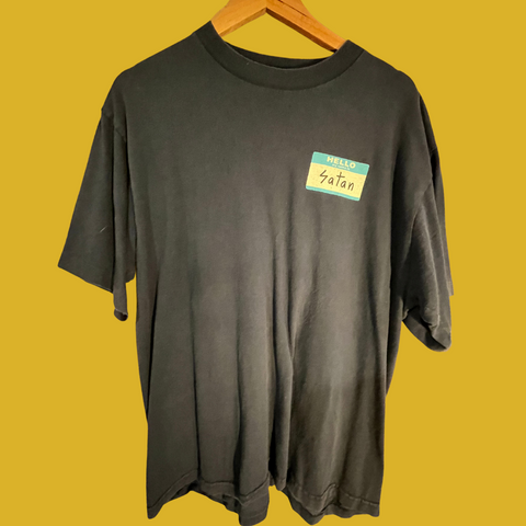Hello, My Name is Satan - The Rarest of "Fuct" Shirts - XL/Blue