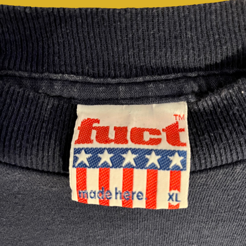 Hello, My Name is Satan - The Rarest of "Fuct" Shirts - XL/Blue
