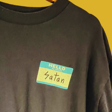 Hello, My Name is Satan - The Rarest of "Fuct" Shirts - XL/Blue
