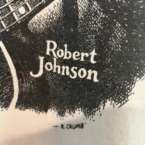 Vintage Robert Johnson Shirt by R. Crumb Shirt - 1991 - Large