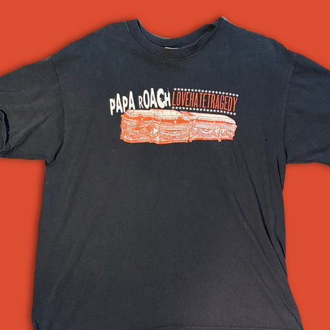 Vintage Papa Roach T-shirt - Y2K - XL