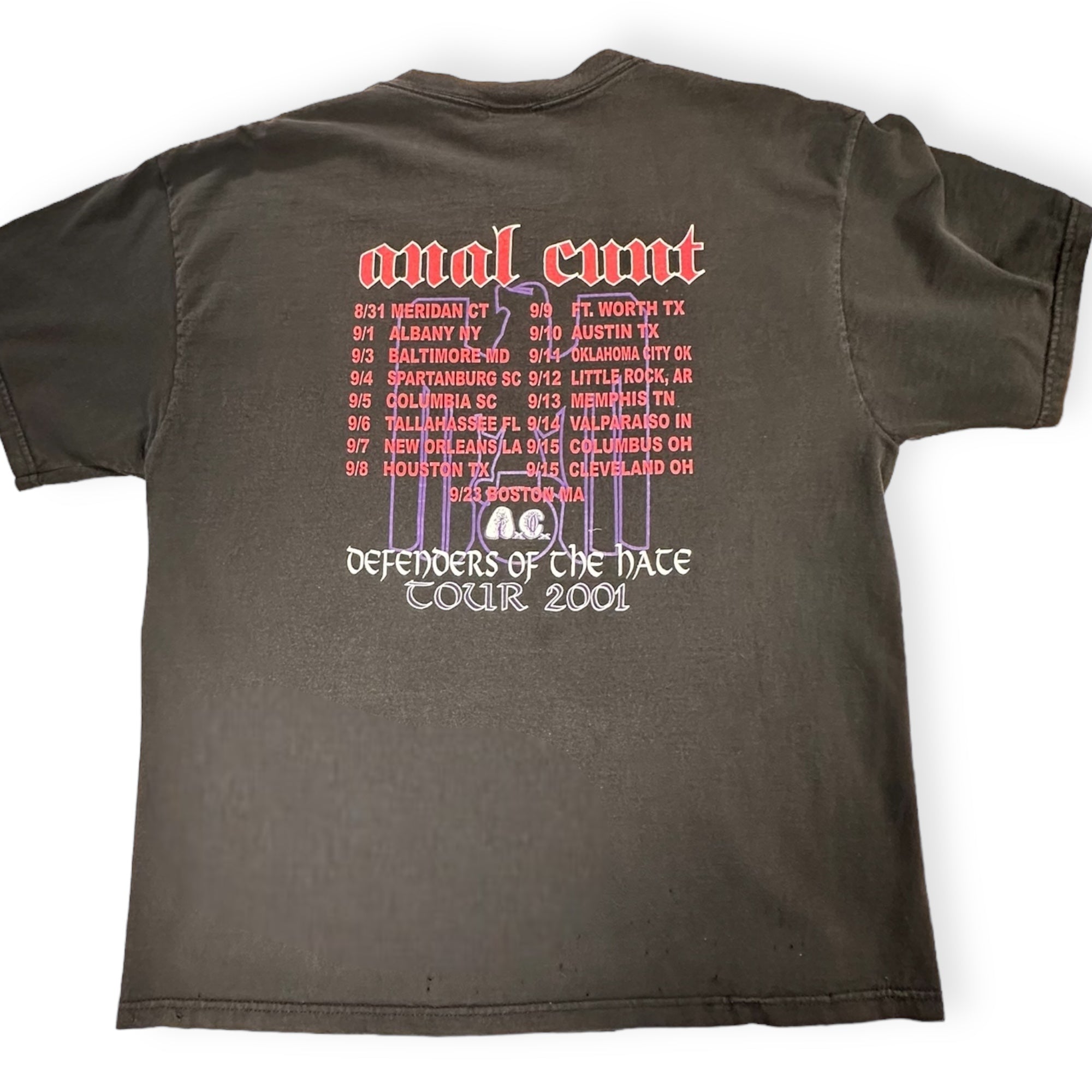 AxCx - Defenders Of The Hate Tour 2001 - T-shirt