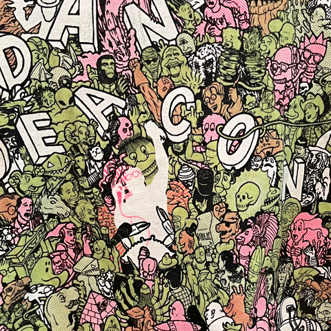 Dan Deacon - Rare Vintage T-shirt "drinking outta cups" creator