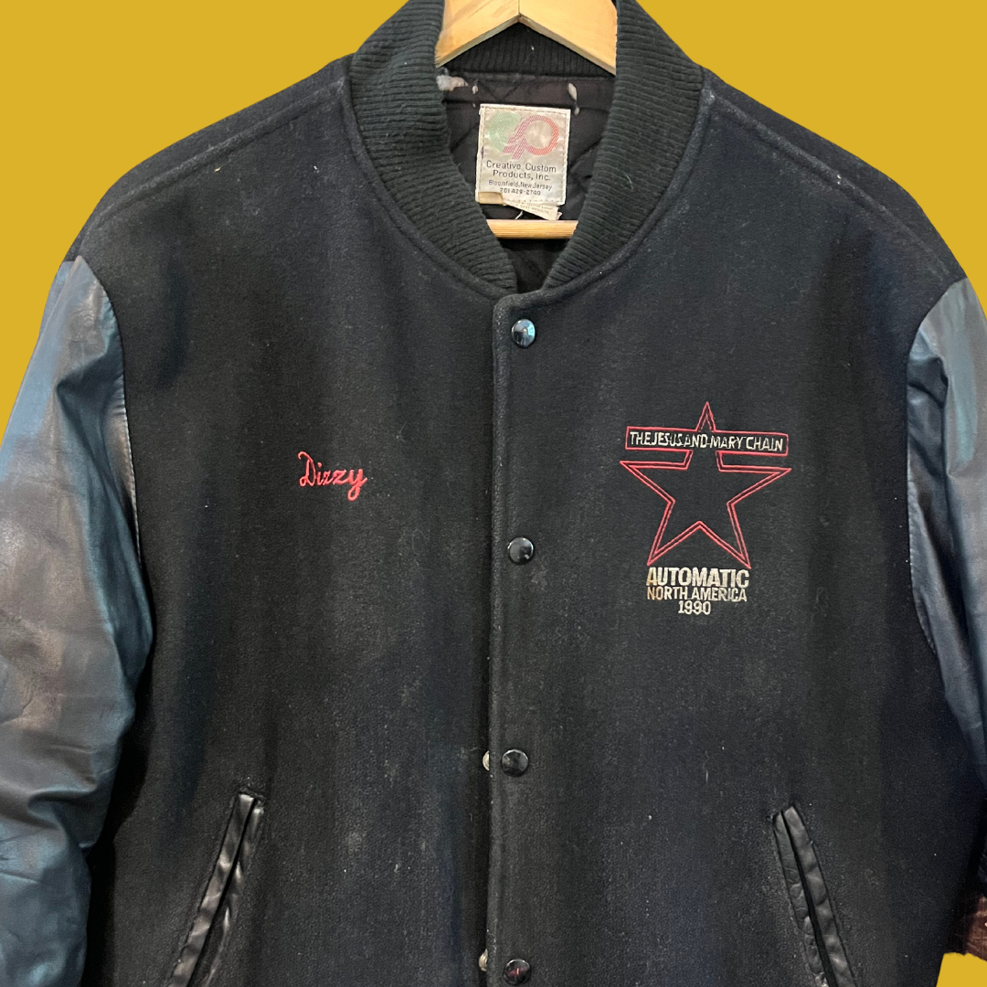 jesus and mary chain tour jacket vintage 1989