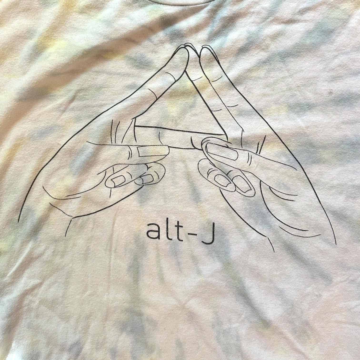 Authentic Vintage Alt-J Concert Tie Dye T-Shirt