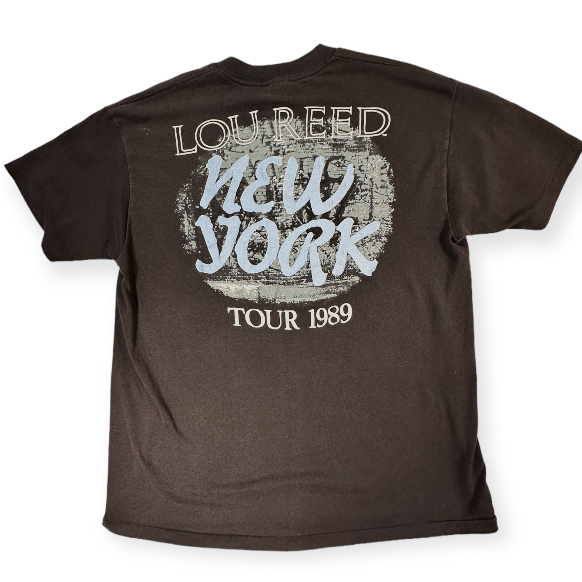 80s Lou Reed USA製 ニューヨークツアーTシャツ L 89年 Lou Reed - New York